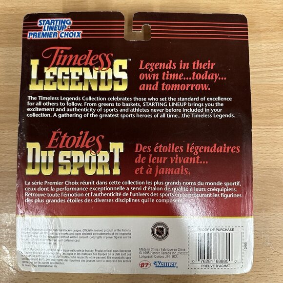 NHL Hockey Starting Lineup Maurice Richard Timeless Legends Figure w/ Card - Picture 2 of 4